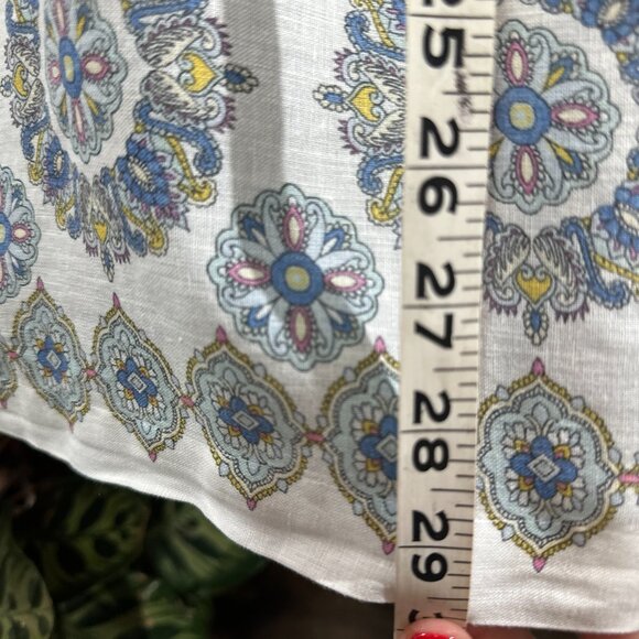 J.Jill Linen Sleeveless Button Top Sz Large - Picture 7 of 7